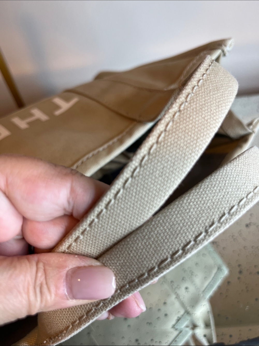 Marc Jacobs Beige Canvas Logo Tote - Picture 9 of 15